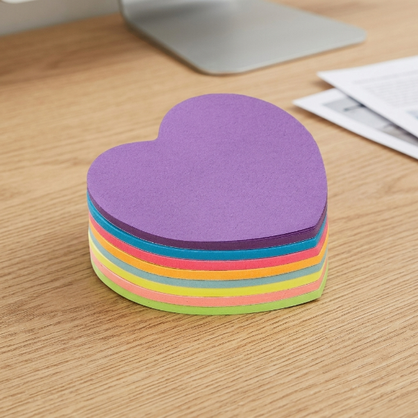 Heart Sticky Notes